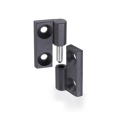 Otto Ganter Hinge Detachable Zinc Die Casting, GN 337